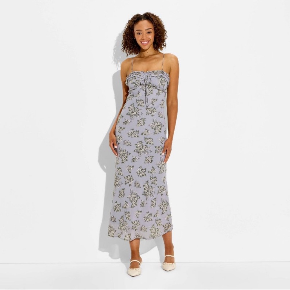 Women's Sleeveless Maxi Empire Waist Dress XS